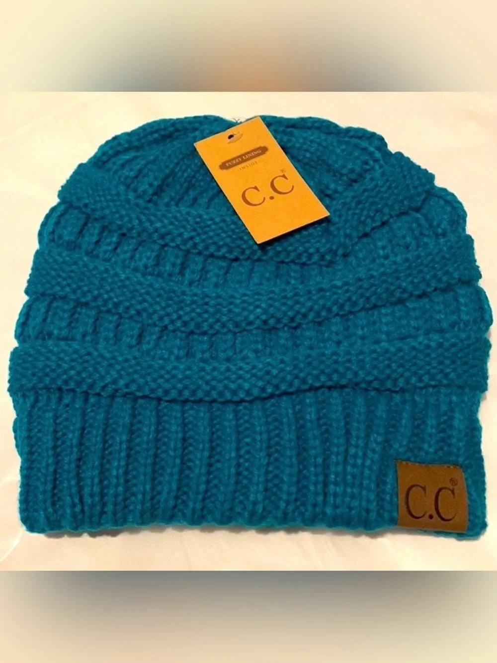 💙C.C Ribbed Knit Beanie - Picture 2 of 5